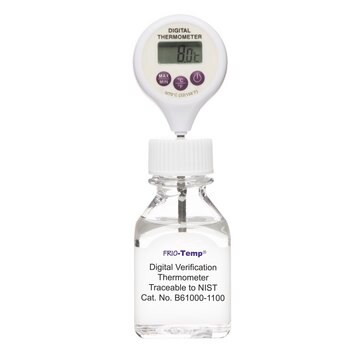 SP Bel-Art&#174; H-B Frio-Temp&#174; Calibrated Electronic Verification Lollipop Stem Thermometer temp. range at 0-70 °C, 0 and 50°C Calibration, bottle volume 60&#160;mL , with organic liquid