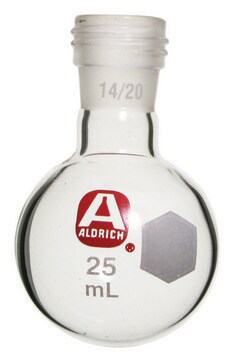 Round-bottom flask for Aldrich&#174; student glass kit for Z166898, capacity 25&#160;mL