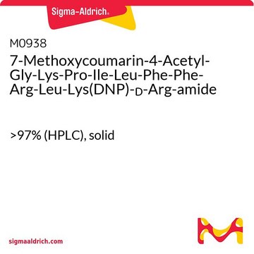 7-Methoxycoumarin-4-Acetyl-Gly-Lys-Pro-Ile-Leu-Phe-Phe-Arg-Leu-Lys(DNP)-D-Arg-amide &gt;97% (HPLC), solid