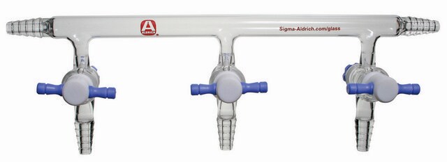 Aldrich&#174; single bank manifold with PTFE stopcocks 3 positions