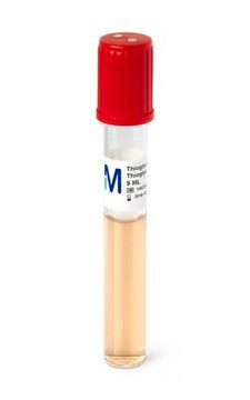 Fluid Thioglycollate Medium tube capacity 17&#160;mL, tube filling volume 9&#160;mL, closure type, Red scew cap with 2 loci, pack of 100&#160;tubes