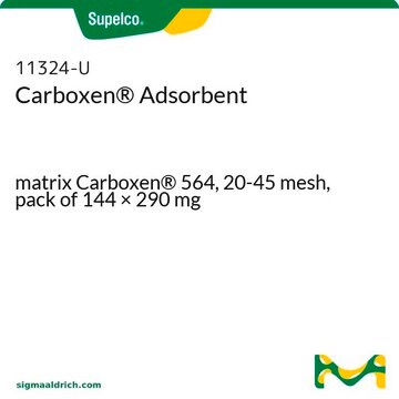 Carboxen&#174; Adsorbent matrix Carboxen&#174; 564, 20-45&#160;mesh, pack of 144 × 290&#160;mg