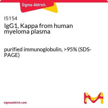 IgG1，Kappa 来源于人类骨髓瘤血浆 purified immunoglobulin, &gt;95% (SDS-PAGE)