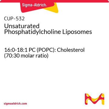 Unsaturated Phosphatidylcholine Liposomes 16:0-18:1 PC (POPC): Cholesterol (70:30 molar ratio)