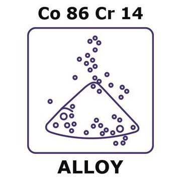 Cobalt-chromium alloy, Co86Cr14 powder, 150micron max. particle size, atomized, 50g