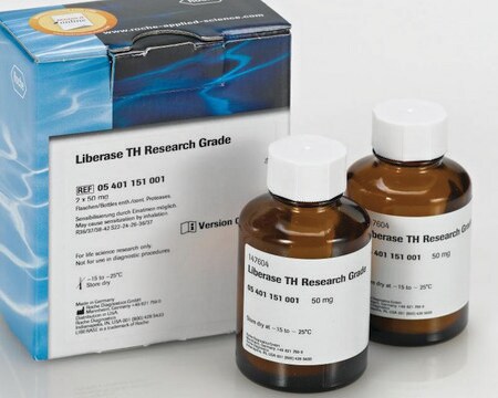 Liberase&#8482; TH, Forschungsqualität lyophilized, suitable for tissue processing, optimum pH 7.4