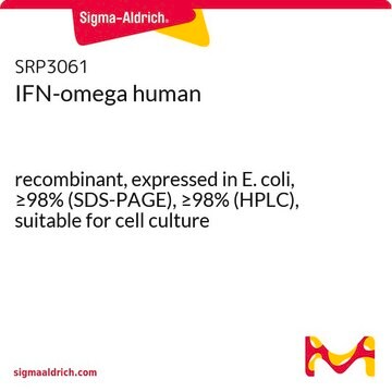 IFN-omega human recombinant, expressed in E. coli, &#8805;98% (SDS-PAGE), &#8805;98% (HPLC), suitable for cell culture