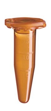 Microprovette Eppendorf&#174; Safe-Lock capacity 1.5&#160;mL, amber, pack of 1000&#160;ea