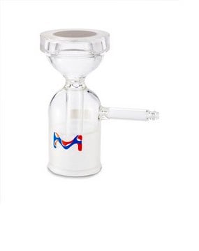 Base et bouchon Millipore pour filtration sous vide 47 mm, Glass frit support