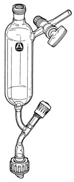 Zusatztrichter mit Rotaflo&#174; Hahn und Glashahn am Seitenarm capacity 100&#160;mL, male joint: ST/NS 14/20, female joint: ST/NS 14/20