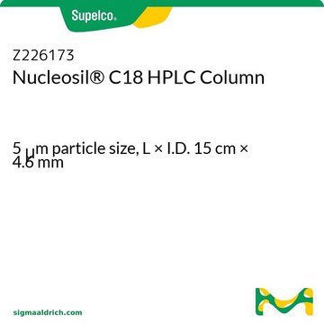 Colonne HPLC Nucleosil&#174;&nbsp;C18 5&#160;&#956;m particle size, L × I.D. 15&#160;cm × 4.6&#160;mm