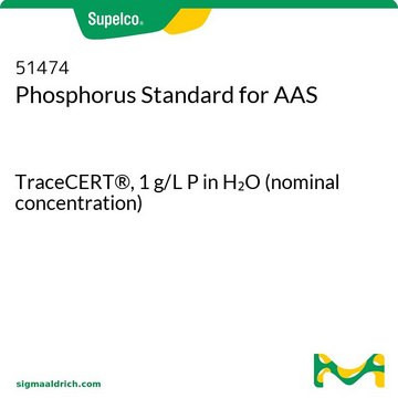 Phosphor Standard für AAS TraceCERT&#174;, 1&#160;g/L P in H2O (nominal concentration)