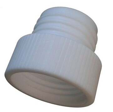 Adapter butelki (PTFE), S40 (gwint butelki) do GL45 (gwint zewnętrzny)