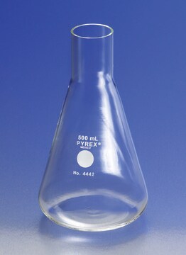 Pyrex&#174; long neck culture flask capacity 125&#160;mL