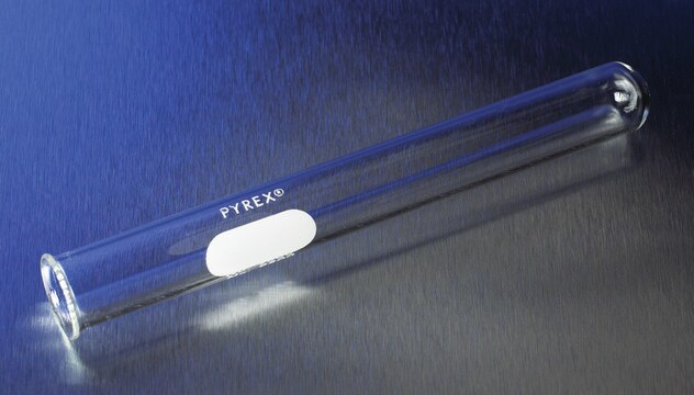 Pyrex&#174; test tubes, beaded rim capacity 70&#160;mL