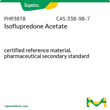 Isoflupredonacetat certified reference material, pharmaceutical secondary standard