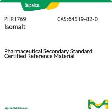 イソマルト Pharmaceutical Secondary Standard; Certified Reference Material