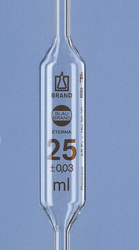 BRAND&#174; BLAUBRAND&#174; ETERNA volumetric pipette, calibrated To Deliver capacity 50&#160;mL