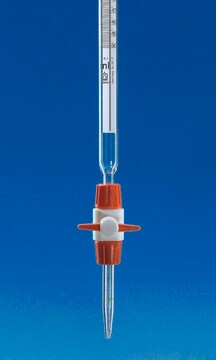 BRAND&#174; compact SILBERBRAND burette, with PTFE stopcock volume 50&#160;mL