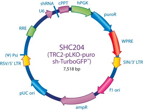 MISSION&#174; 对照载体 shRNA sequence targeting tGFP