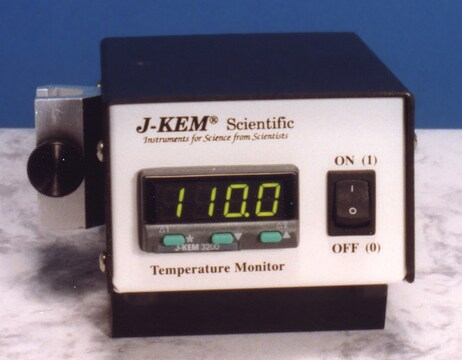 J-KEM&#174;デジタル温度モニター thermocouple type, T, temp. range -200-250 °C