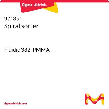 Spiral sorter Fluidic 382, PMMA