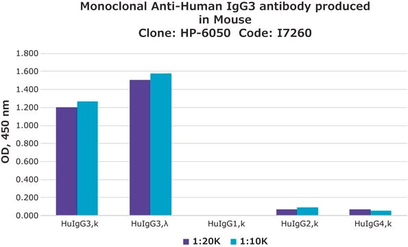 Anticuerpo monoclonal anti-IgG3 humana clone HP-6050, ascites fluid