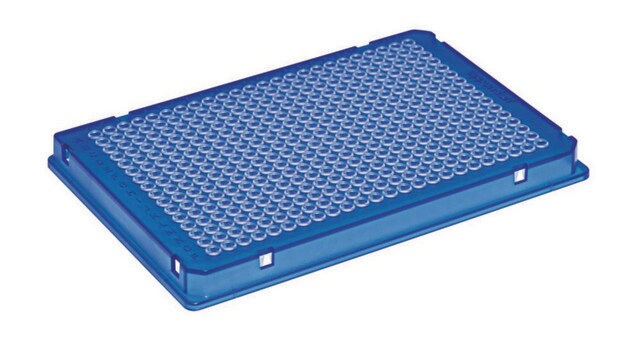 Eppendorf&#174; Twin tec PCR plates, 384 wells blue plate, conical bottom blue wells, pkg of 25&#160;ea