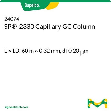 Colonne capillaire SP&#174;-2330 pour GC/CPG L × I.D. 60&#160;m × 0.32&#160;mm, df 0.20&#160;&#956;m