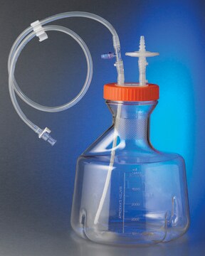 Corning&#174;-Erlenmeyer-Kolben, 5 L baffled bottom, with aseptic connections, polycarbonate, sterile, case of 2&#160;ea