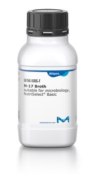 M-17-Bouillon suitable for microbiology, NutriSelect&#174; Basic, selective medium for Streptococcus thermophilus