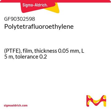 聚四氟乙烯 (PTFE), film, thickness 0.05&#160;mm, L 5&#160;m, tolerance 0.2