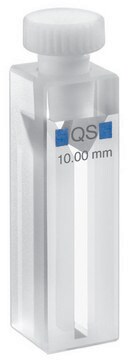 Hellma&#174; Mikro-Küvetten für Absorptionsmessungen High Performance Quartz Glass, spectral range 200-2,500 nm, pathlength 10&#160;mm, chamber volume 400&#160;&#956;L