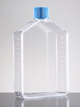 Corning&#174; BioCoat&#8482; Poly-D-Lysine Cell Culture Flask capacity 25&#160;cm2, rectangular flask, canted neck, cap, with Blue Vented Cap