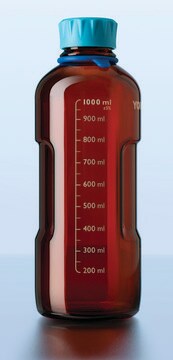 Duran&#174; Butelka Youtility, GL 45, kompletna amber glass, capacity 1000&#160;mL