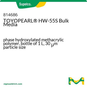 TOYOPEARL&#174; HW-55S Media luzem phase hydroxylated methacrylic polymer, bottle of 1&#160;L, 30&#160;&#956;m particle size