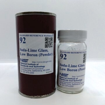 Kalk-Natron-Glas NIST&#174; SRM&#174; 92, (low boron)