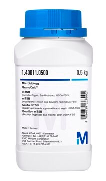 modified Tryptic Soy Broth- Dehydrated Culture Media GranuCult&#174; prime, according to USDA-FSIS, granular, suitable for microbiology, pathogen testing