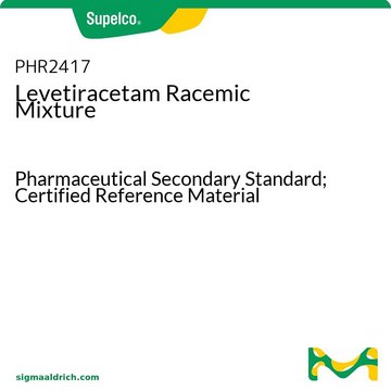 Racemiczna mieszanina lewetyracetamu Pharmaceutical Secondary Standard; Certified Reference Material