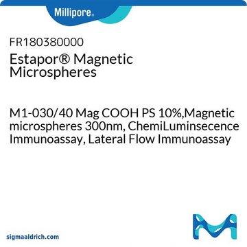 Estapor&#174; Magnetic Microspheres M1-030/40 Mag COOH PS 10%,Magnetic microspheres 300nm, ChemiLuminsecence Immunoassay, Lateral Flow Immunoassay - For ordering, click "Request more information"