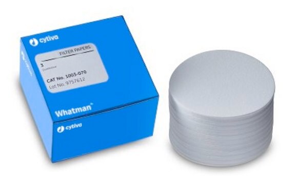 Whatman&#174; qualitative filter paper, Grade 3 sheets, W × L 460&#160;mm × 570&#160;mm, pack of 100