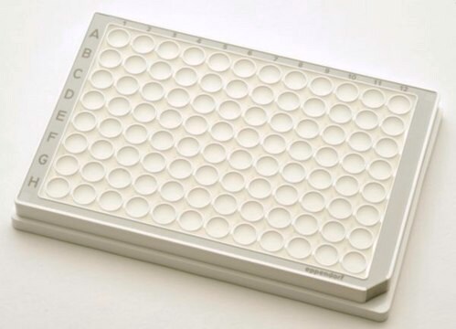 Eppendorf&#174; Microplate 96/U-PP, 96 wells gray polypropylene, round bottom white wells, PCR clean, pkg of 240&#160;ea