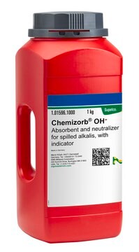 &#174; OH- Absorbent and neutralizer for spilled alkalis, with indicator