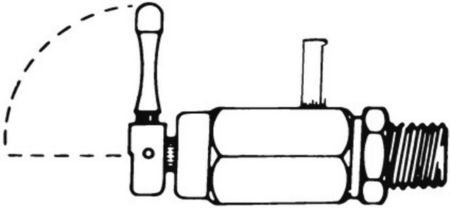 Vanne évent/purge, 9&nbsp;bar Accessories for filter holders for sample preparation.