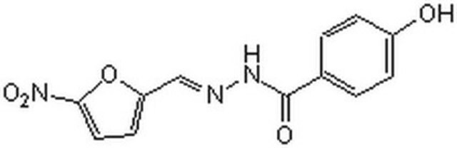 Nifuroksazyd A cell-permeable and orally available nitrofuran-based antidiarrheal agent that effectively suppresses the activation of cellular STAT1/3/5 transcription activity.