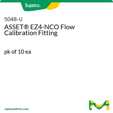 ASSET&#174; EZ4-NCO Flow Calibration Fitting pk of 10&#160;ea