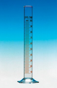 Hirschmann&#174; measuring cylinders, Class B volume 5000&#160;mL, accuracy: 37.5&#160;mL, amber graduations