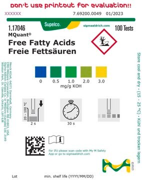 Free Fatty Acids colorimetric, MQuant&#174;