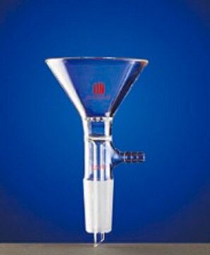 Synthware&#8482; filter funnel with fritted disc joint: ST/NS 24/40, plate O.D. 50&#160;mm, porosity: medium