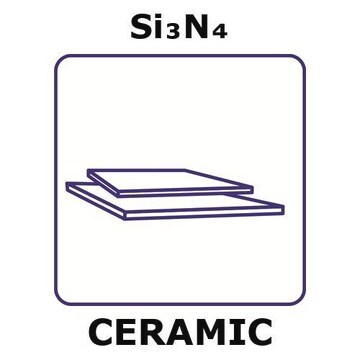 Silicon nitride - reaction bonded sheet, thickness 4.0&#160;mm, size 25 × 25&#160;mm